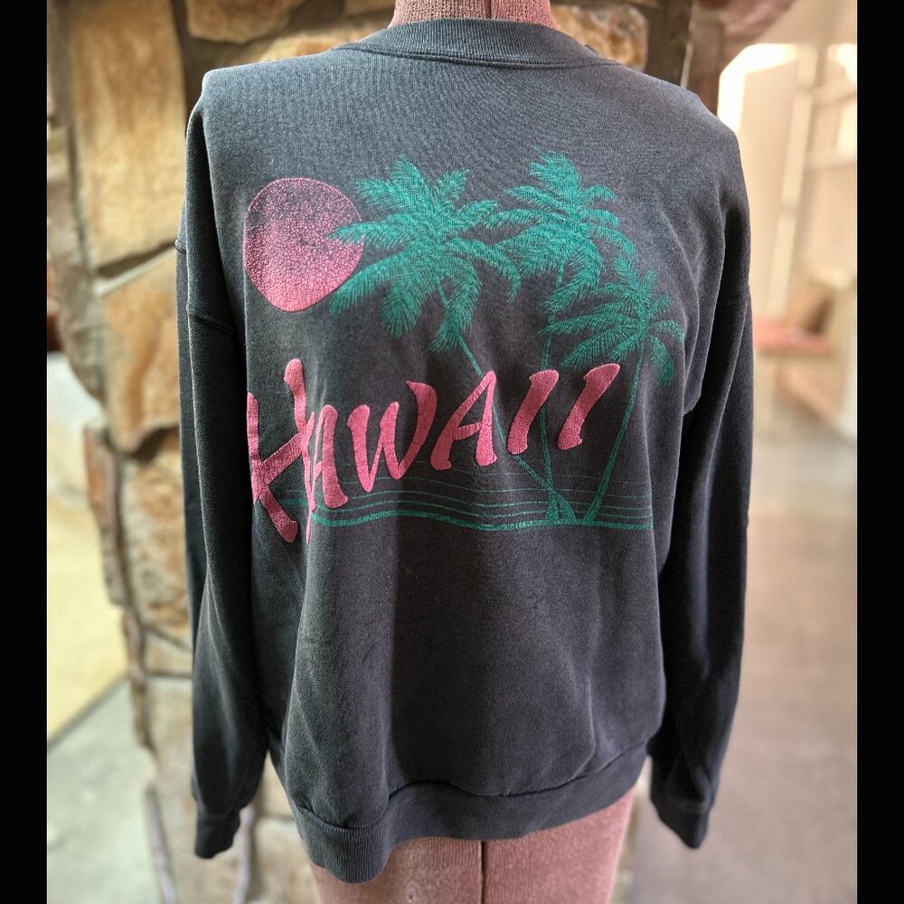 Vintage 80s Gray Hawaii Sweatshirt